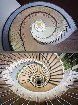 Stiegenhaus/Treppenhaus in Bremen, Deutschland