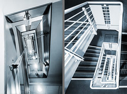 Stiegenhaus/Treppenhaus im Generator Hostel in Dublin, Irland