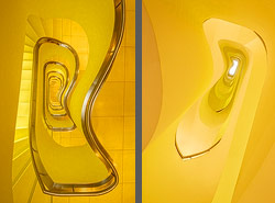 Stiegenhaus/Treppenhaus in Hamburg, Deutschland