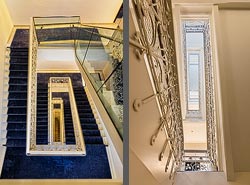 Stiegenhaus/Treppenhaus im Select Hotel Moser Verdino in Klagenfurt, Österreich