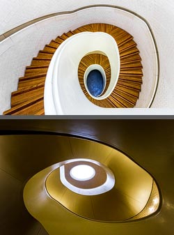 Stiegenhaus/Treppenhaus in der Newport Street Gallery in London, England