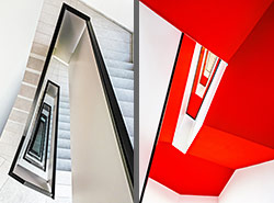 Stiegenhaus/Treppenhaus in München, Deutschland