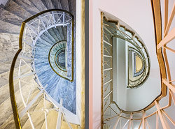 Stiegenhaus/Treppenhaus in München, Deutschland