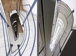 Stiegenhaus/Treppenhaus in München, Deutschland