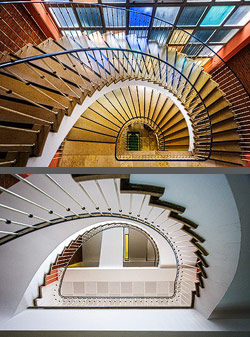 Stiegenhaus/Treppenhaus in Nürnberg, Deutschland