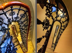 Stiegenhaus/Treppenhaus in Wien, Österreich