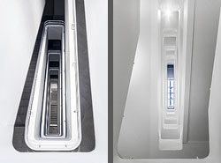 Stiegenhaus/Treppenhaus in Wien, Österreich